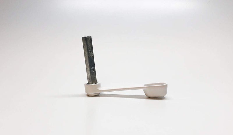 CRL Sliding Patio Door Latch Lever for Milgard, (White Extended 50mm) - Image 3